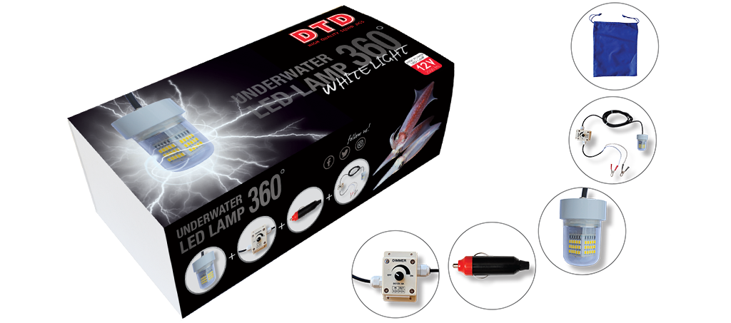 DTD UNDERWATER LED LAMP 360° white